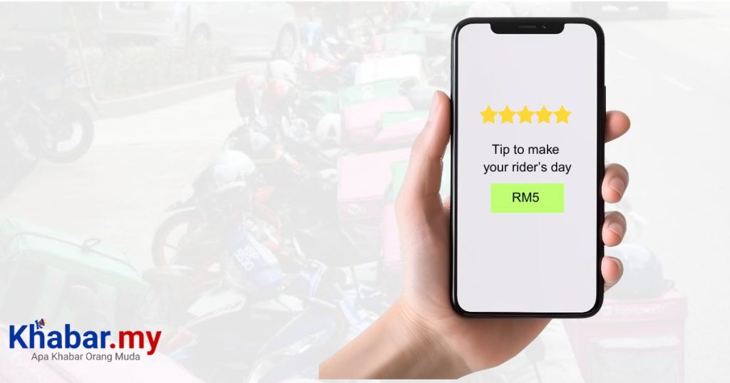 Berapa besarkah tip RM5 buat ‘abang rider’ (1)